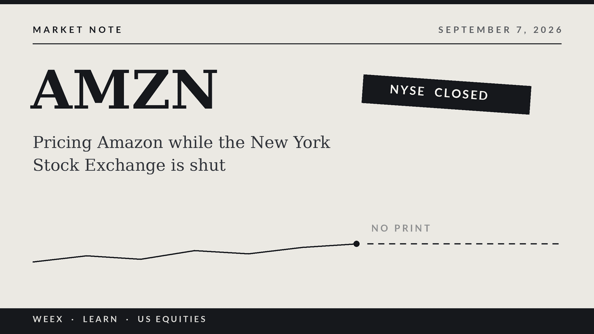 亚马逊股票与飞机失事:纽约证券交易所关闭期间的 AMZN 定价