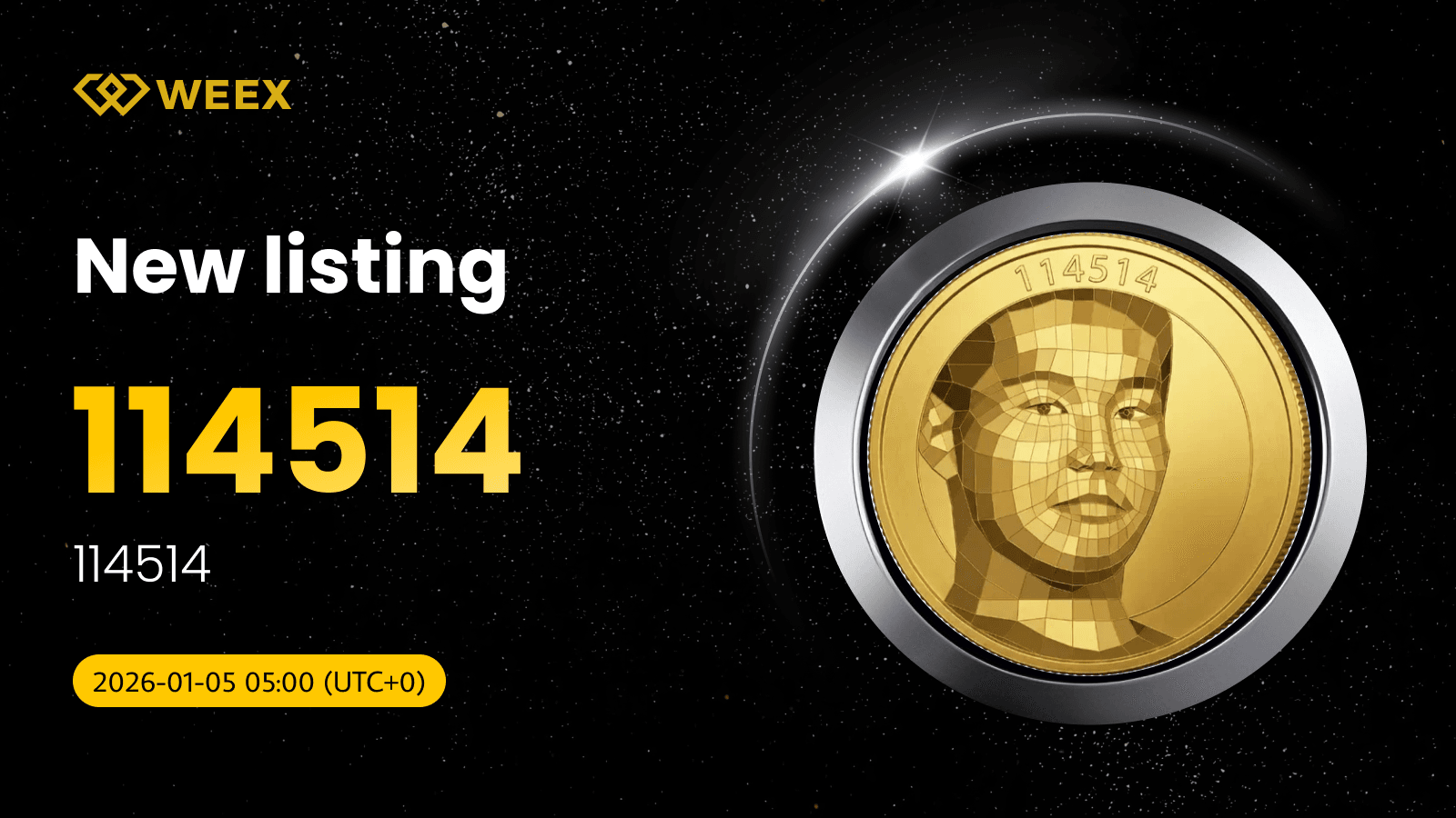 114514 USDT 在 WEEX 现货上市