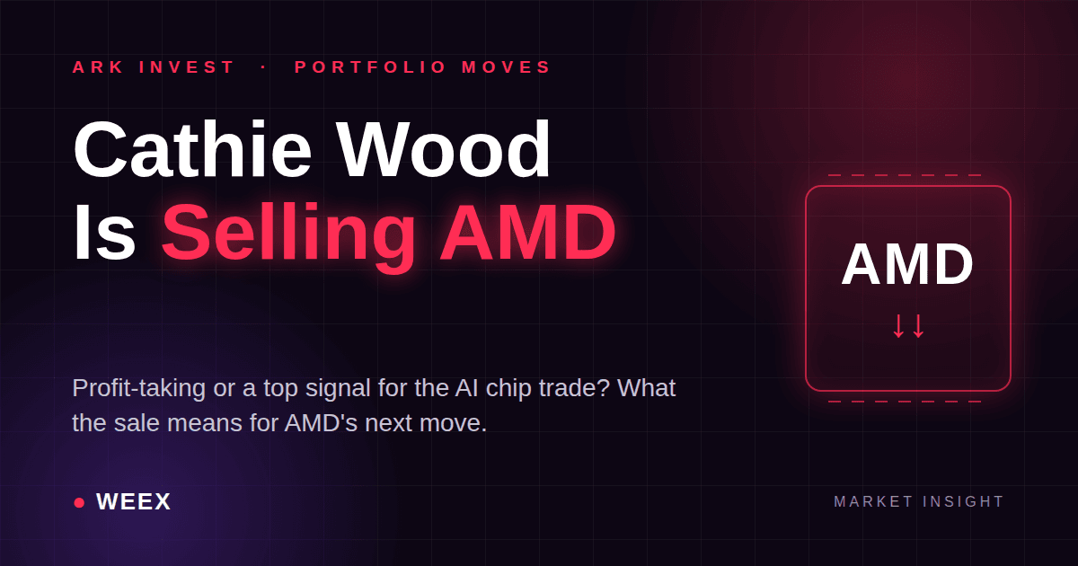 Cathie Wood 减持 AMD 股票：ARK 为何持续缩减这只 140% 涨幅的赢家？
