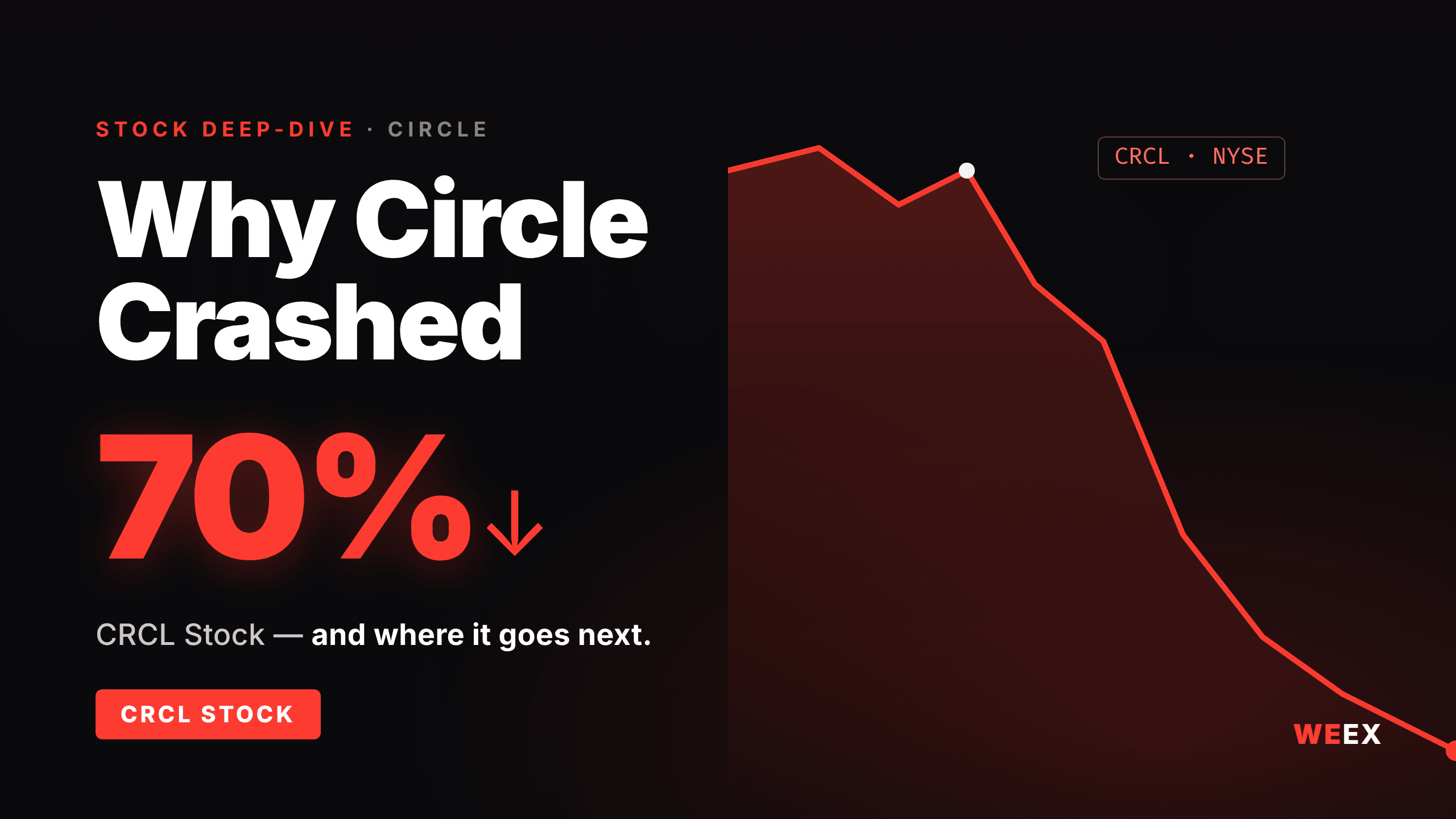 CRCL 股票：Circle 为何暴跌 70% 以及未来走势如何