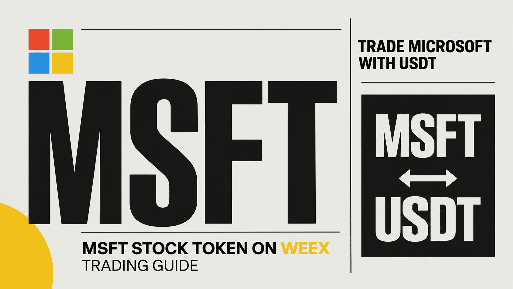 如何在 WEEX 使用 USDT 交易微软(MSFT)股票代币