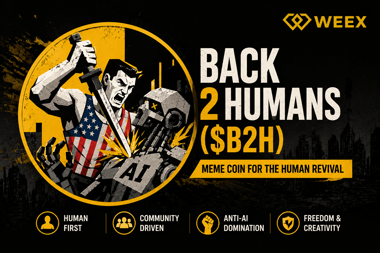 B2H 加密货币是骗局还是合法?Back 2 Humans Meme 币详解