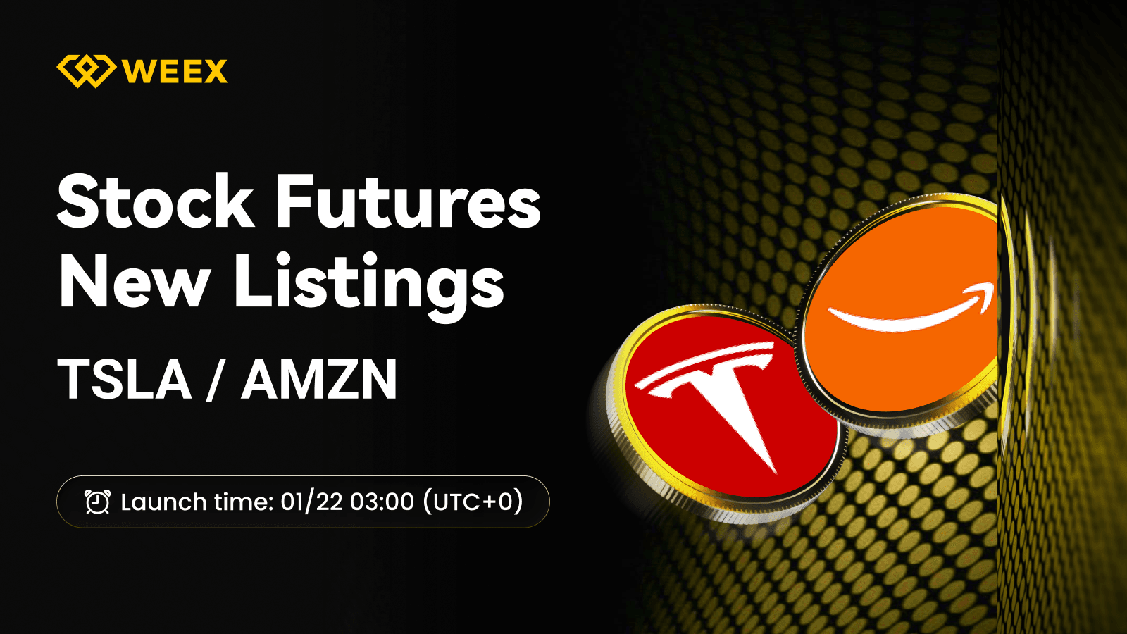 特斯拉 USDT 和亚马逊 USDT 永续合约在 WEEX 上上市