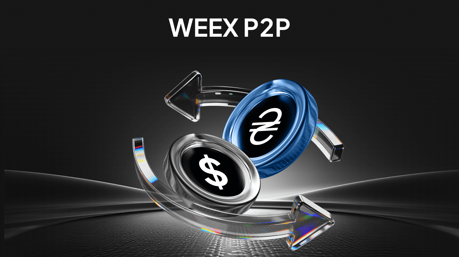 通过WEEX P2P以0费用和24/7 UAH广告购买ETH