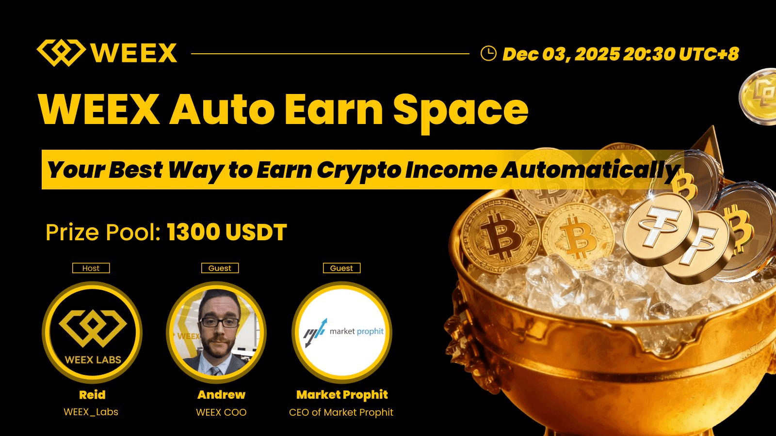 WEEX Auto Earn Space 回顾:Auto Earn 如何变革被动收入与资本效率