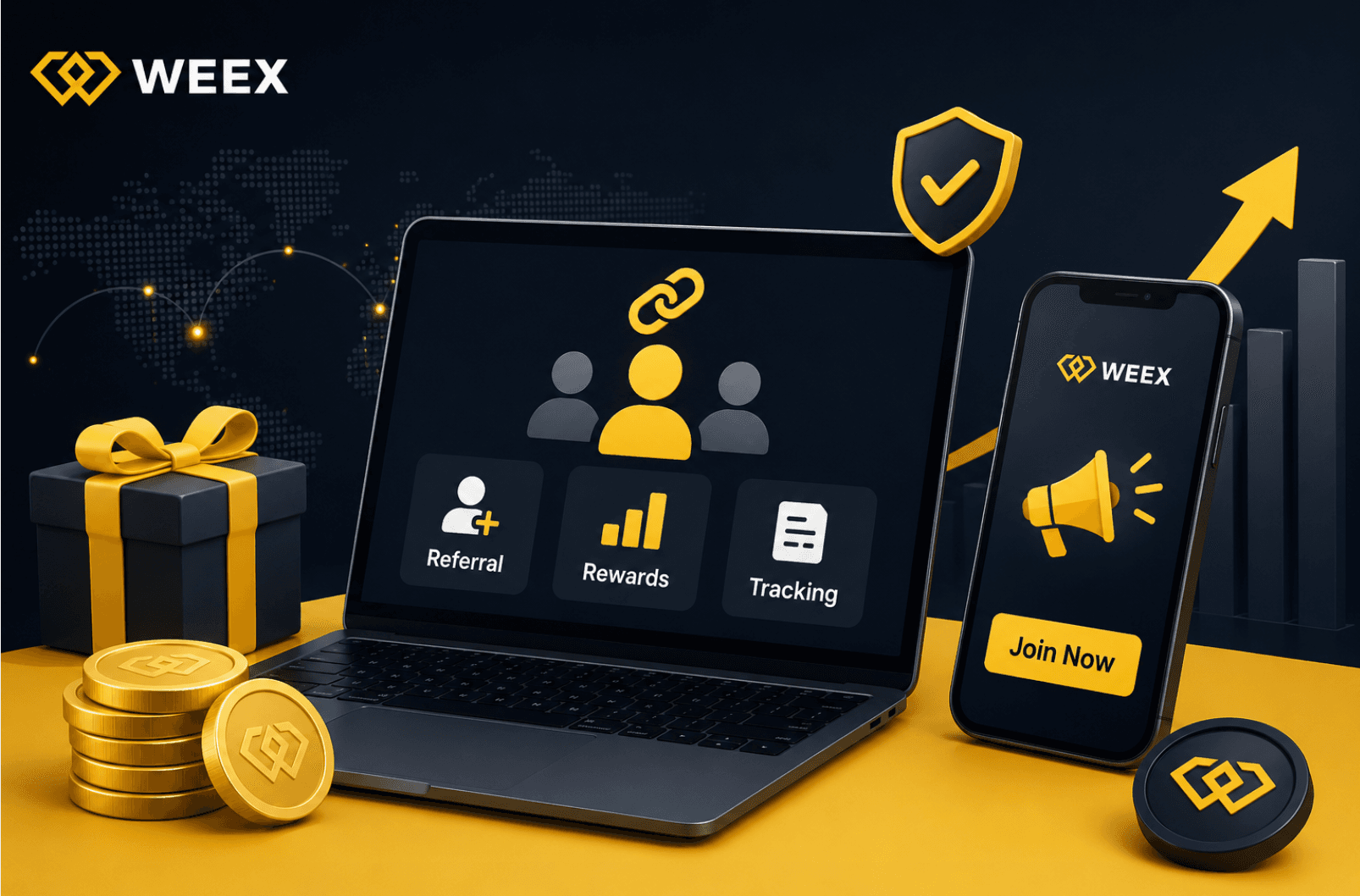 WEEX 联盟计划：如何加入并追踪佣金