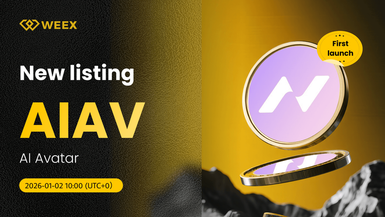 AIAV USDT Pair 在 WEEX 现货 上提供： AI头像(AIAV)硬币上市