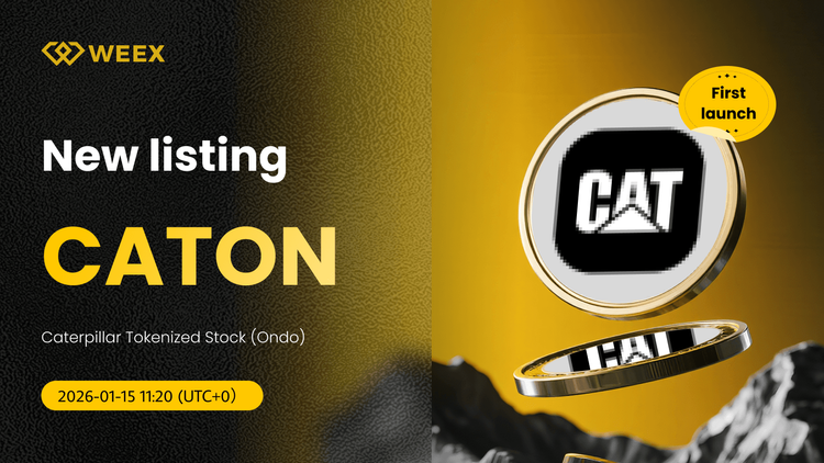 CATON USDT 上市:在 WEEX 现货上交易的 Caterpillar 代币化股票