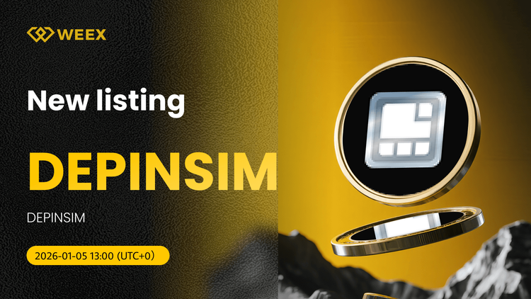 DEPINSIM USDT交易实盘： DEPINSIM Coin 上市于 WEEX
