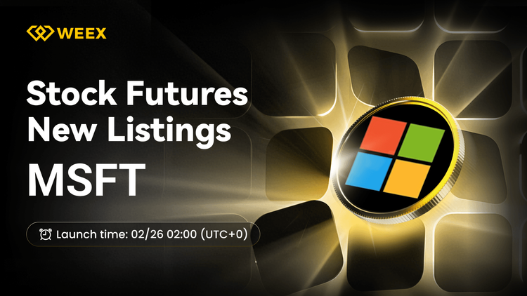 MSFT USDT永续合约在WEEX期货交易所上市