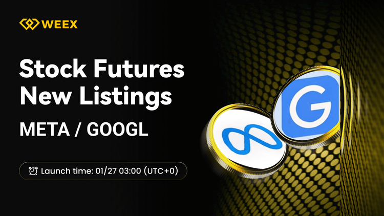 META USDT 和 GOOGL USDT 期货现已在 WEEX 交易所上线。