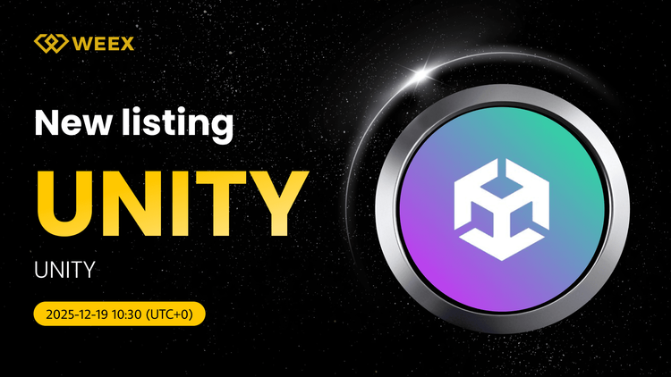 UNITY USDT 交易现已上线 WEEX 现货市场